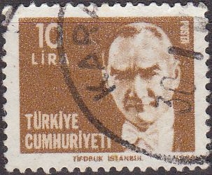 Turquia 1979 Scott 2137A Sello º Fundador y 1º Presidente Mustafa Kernal Ataturk Turquie Turkia